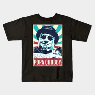 Vintage Retro Popa Chubby Kids T-Shirt